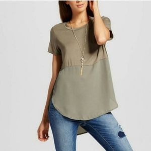 Mossimo XXL Olive High Low Tunic